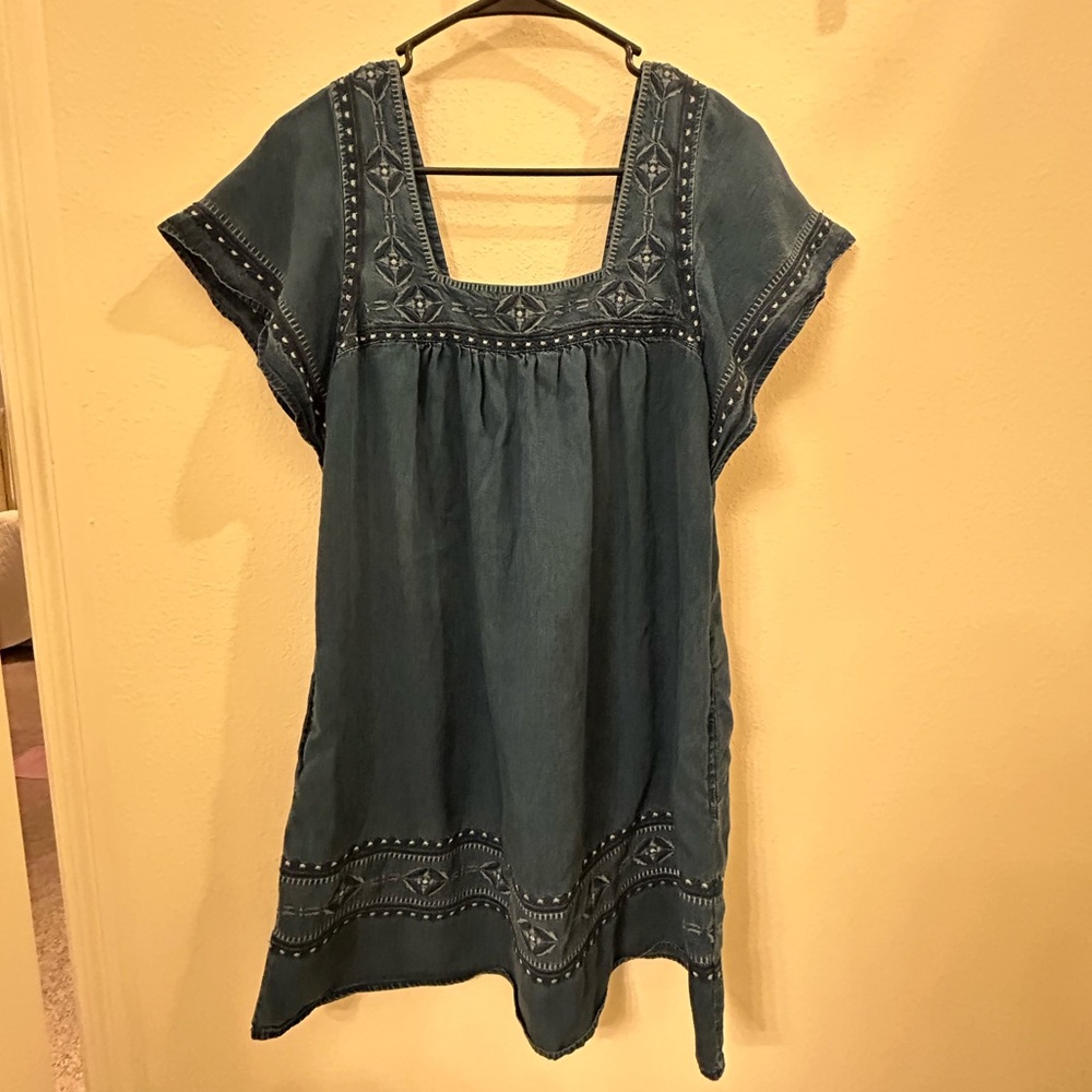 Abercrombie & Fitch faux denim dress